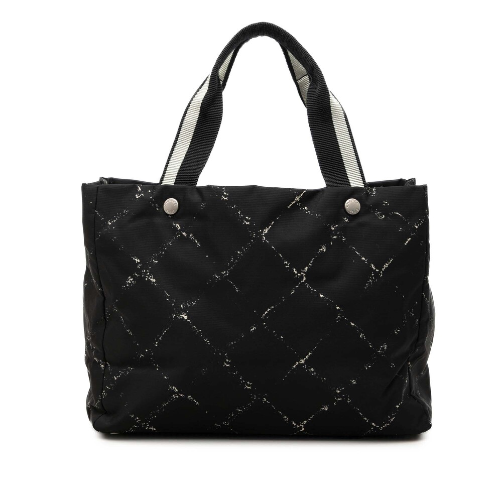 Pre-Loved Chanel Old Travel Line Nylon Tote